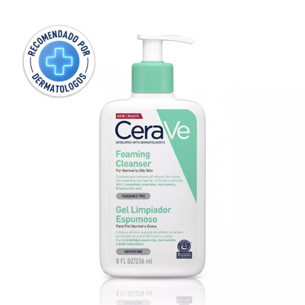 CERAVE LIMPIADOR GEL ESPUMOSO 236ML