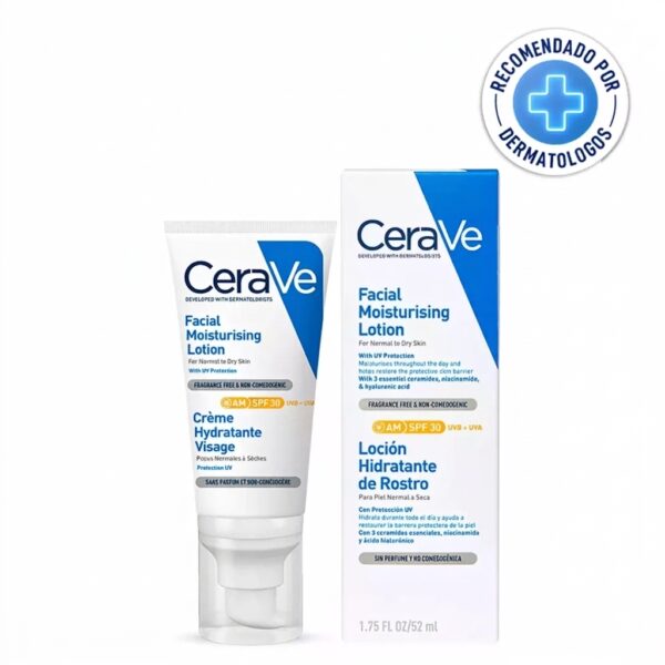 CERAVE LOCION FACIAL HIDRATANTE AM SPF30 52ML
