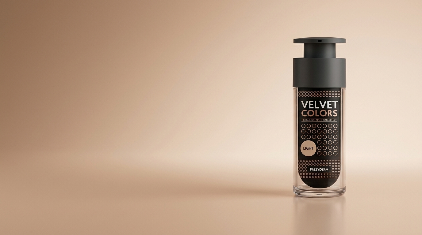 Banner de VELVET COLORS LIGHT 30 ml Frezyderm, maquillaje fluido