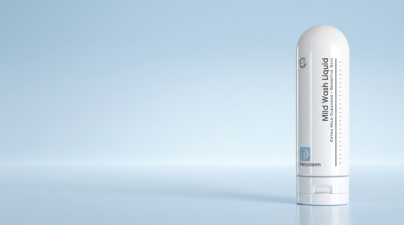 Banner de MILD WASH LIQUID 200 ml Frezyderm, emulsión limpiadora