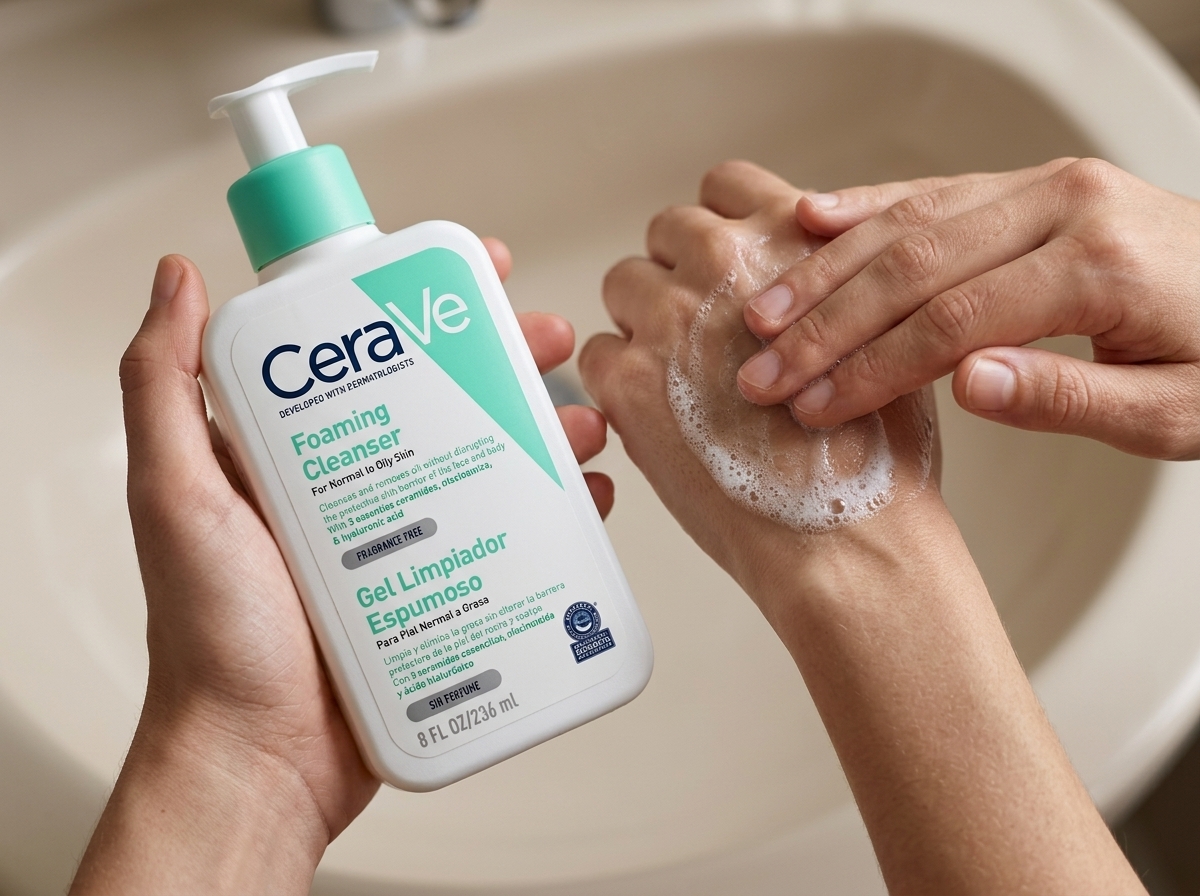 Uso de CERAVE LIMPIADOR GEL ESPUMOSO 236ML