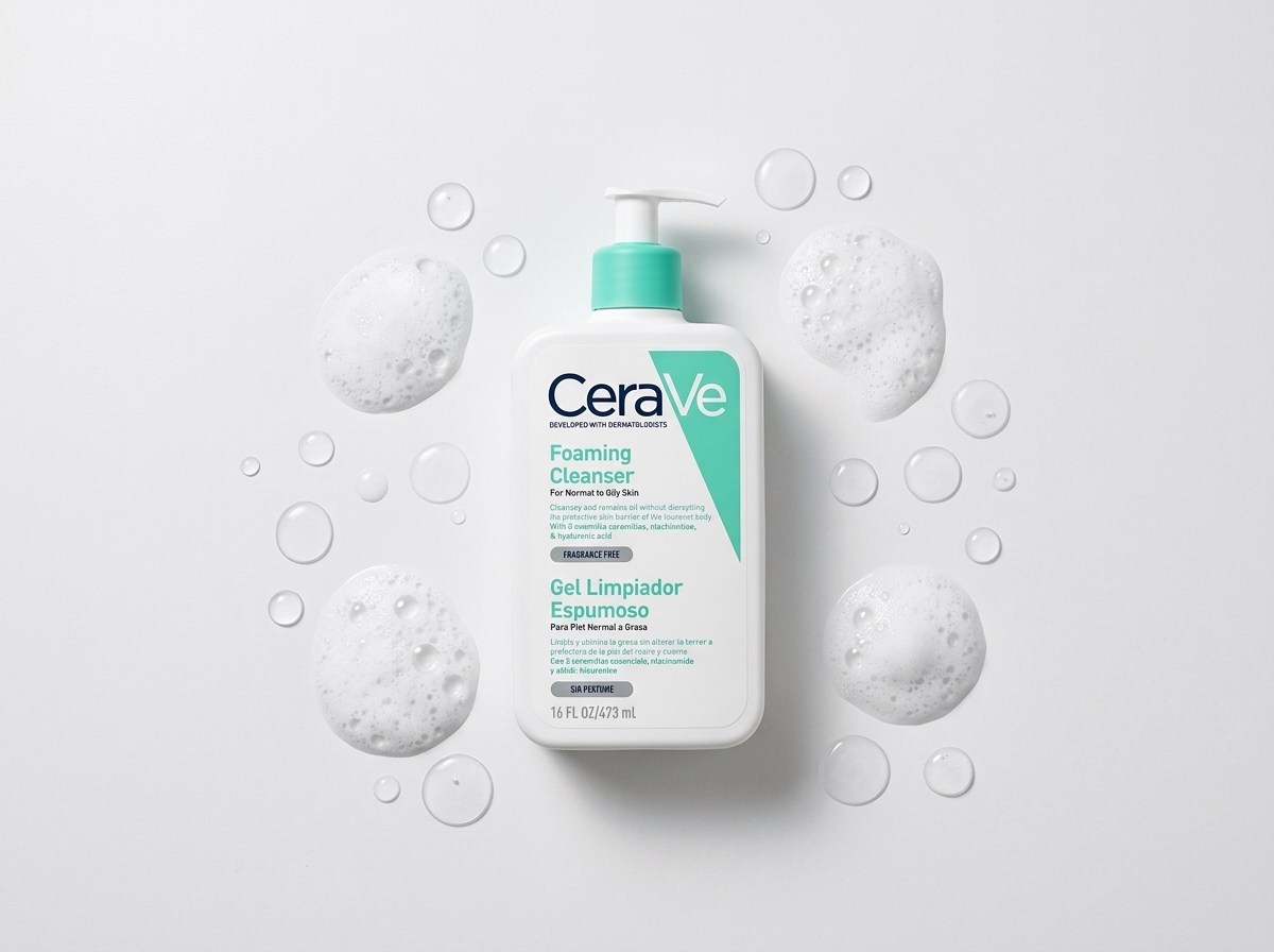 CERAVE LIMPIADOR GEL ESPUMOSO 473ML y sus ingredientes