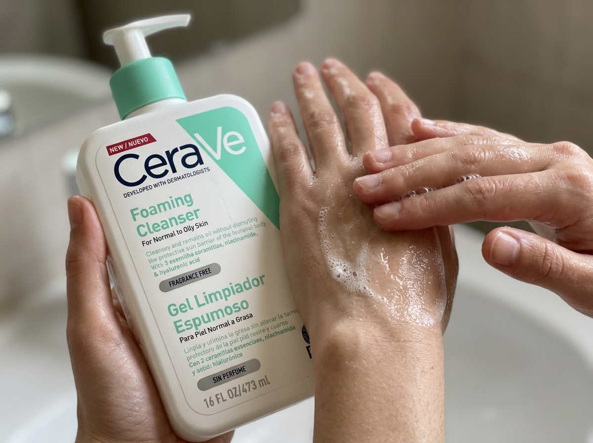Uso de CERAVE LIMPIADOR GEL ESPUMOSO 473ML
