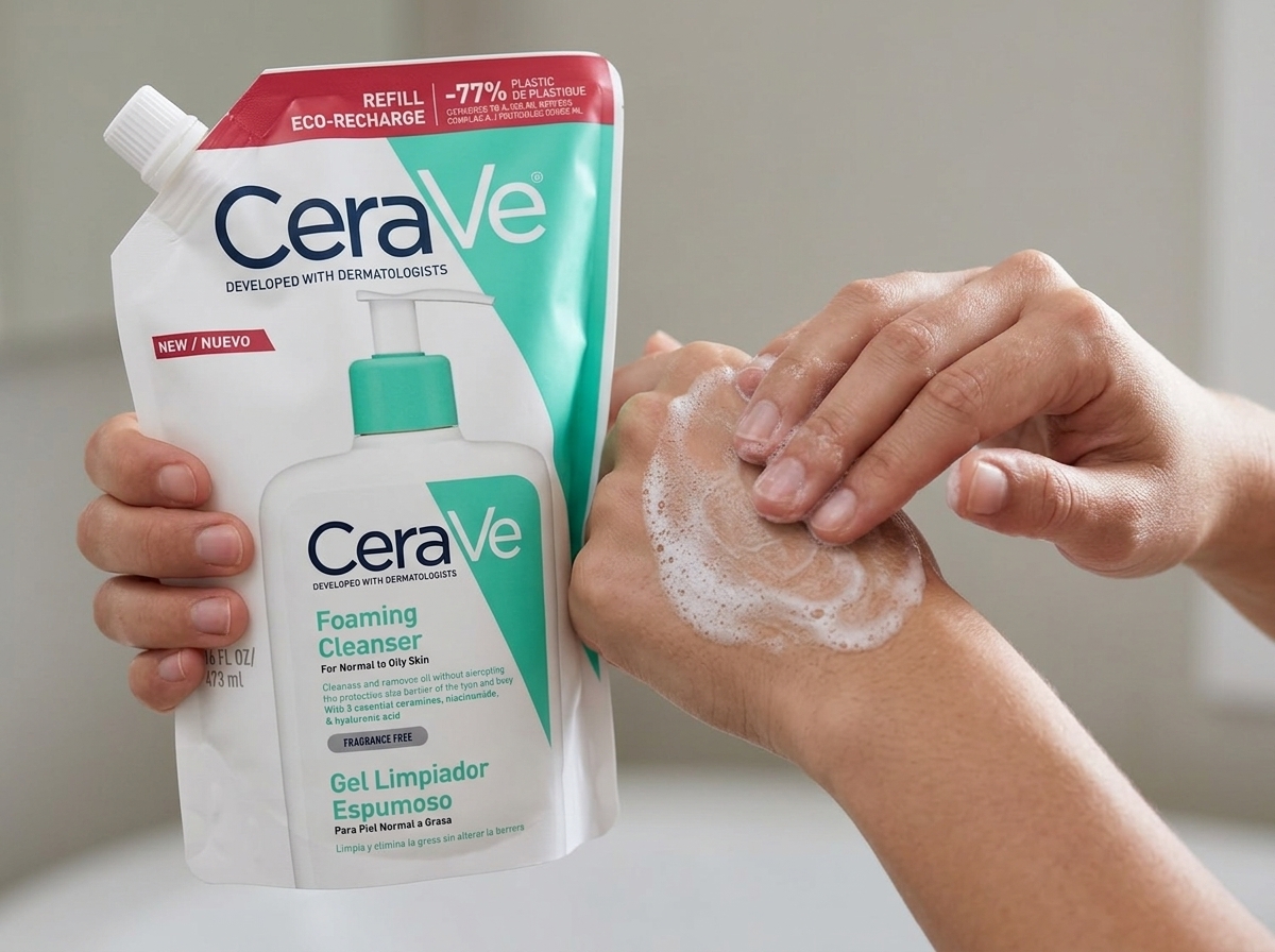 Uso de CERAVE REFILL LIMPIADOR GEL ESPUMOSO 473ML