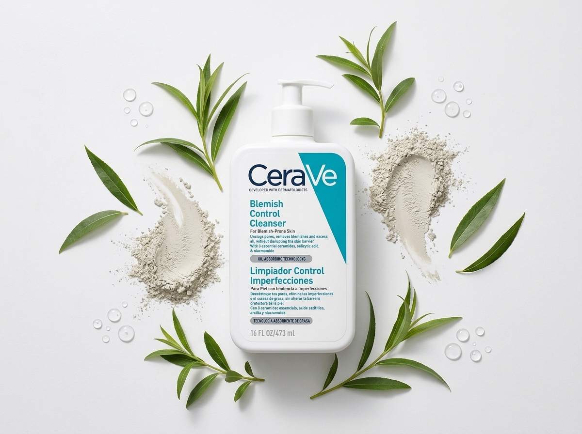 CERAVE BLEMISH LIMPIADOR CONTROL DE IMPERFECCIONES 473ML y sus ingredientes