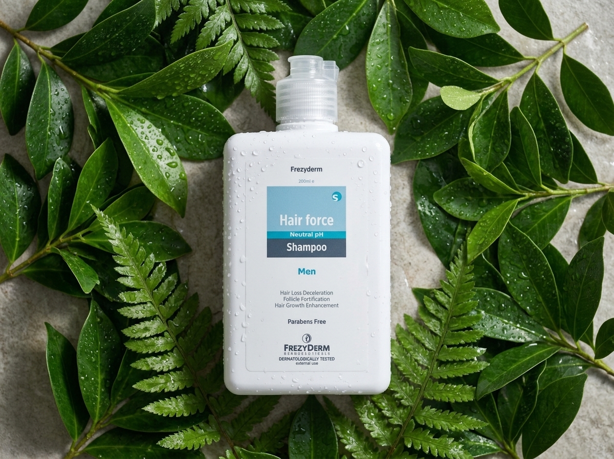 HAIR FORCE SHAMPOO MEN 200 ML Frezyderm y sus ingredientes